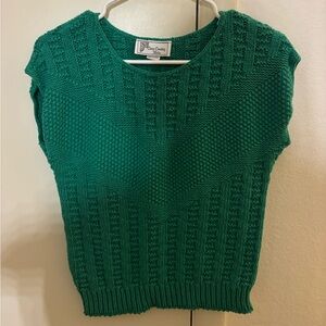 Chic Green Sweater Vest